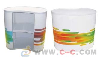 直型吸塑前臺 折疊促銷臺 促銷桌 超市試吃臺 宣傳